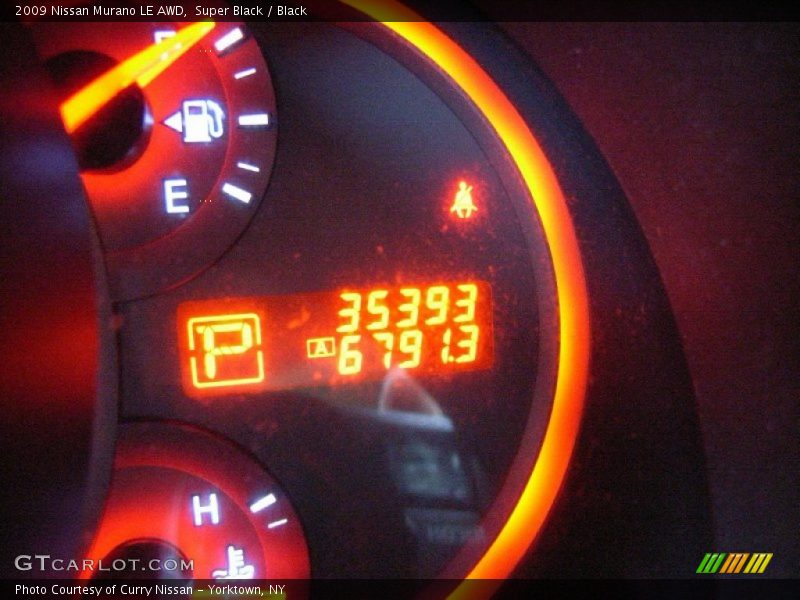 Super Black / Black 2009 Nissan Murano LE AWD