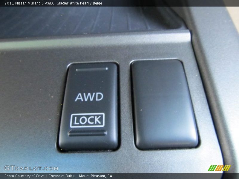Glacier White Pearl / Beige 2011 Nissan Murano S AWD