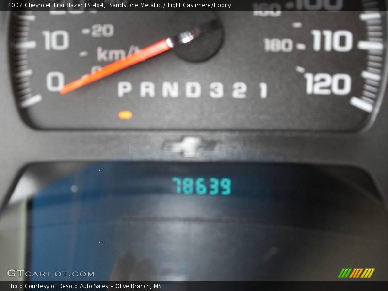 Sandstone Metallic / Light Cashmere/Ebony 2007 Chevrolet TrailBlazer LS 4x4