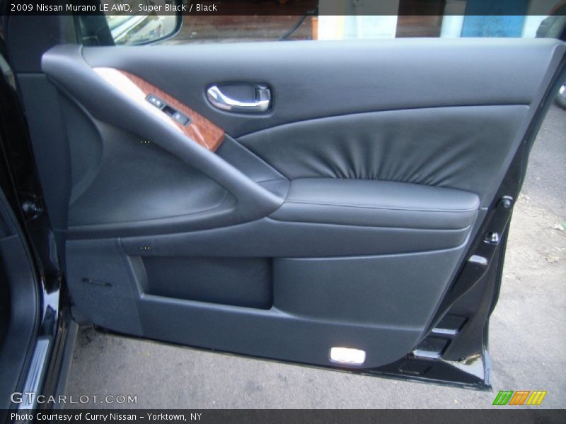 Super Black / Black 2009 Nissan Murano LE AWD