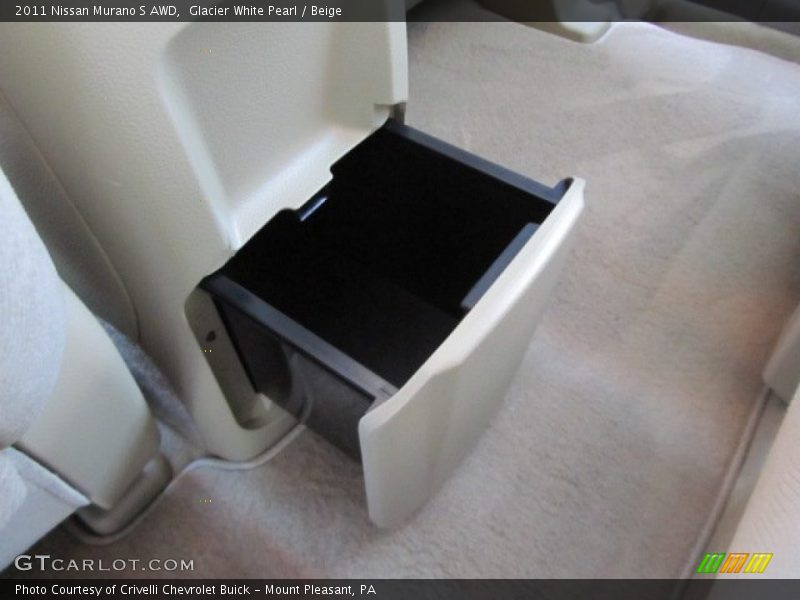 Glacier White Pearl / Beige 2011 Nissan Murano S AWD