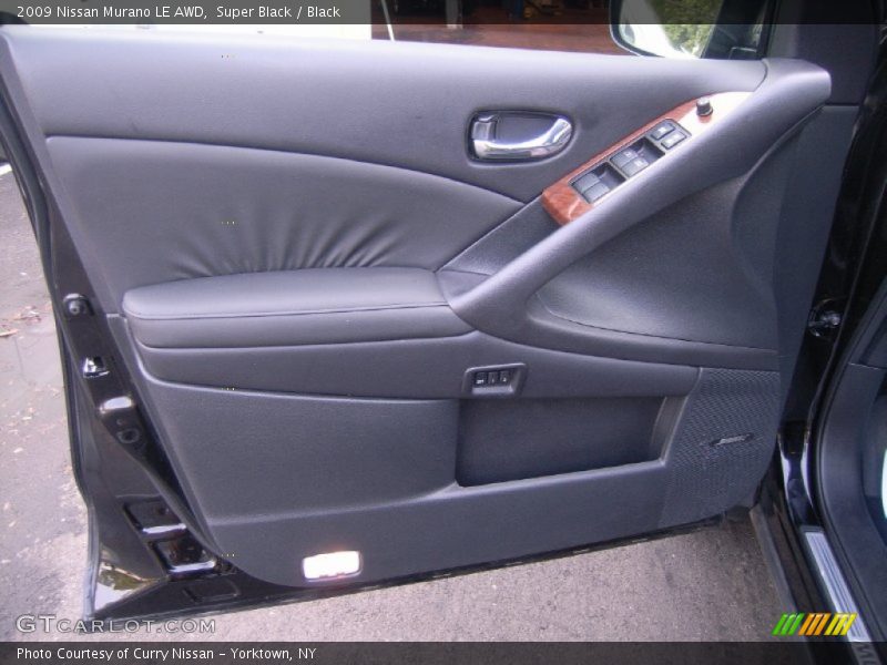 Super Black / Black 2009 Nissan Murano LE AWD