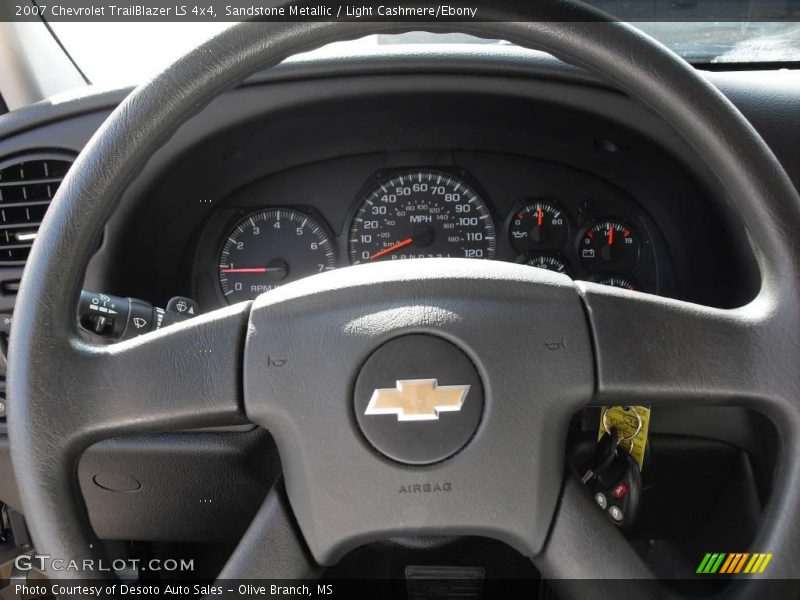 Sandstone Metallic / Light Cashmere/Ebony 2007 Chevrolet TrailBlazer LS 4x4
