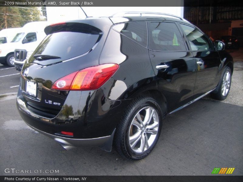 Super Black / Black 2009 Nissan Murano LE AWD