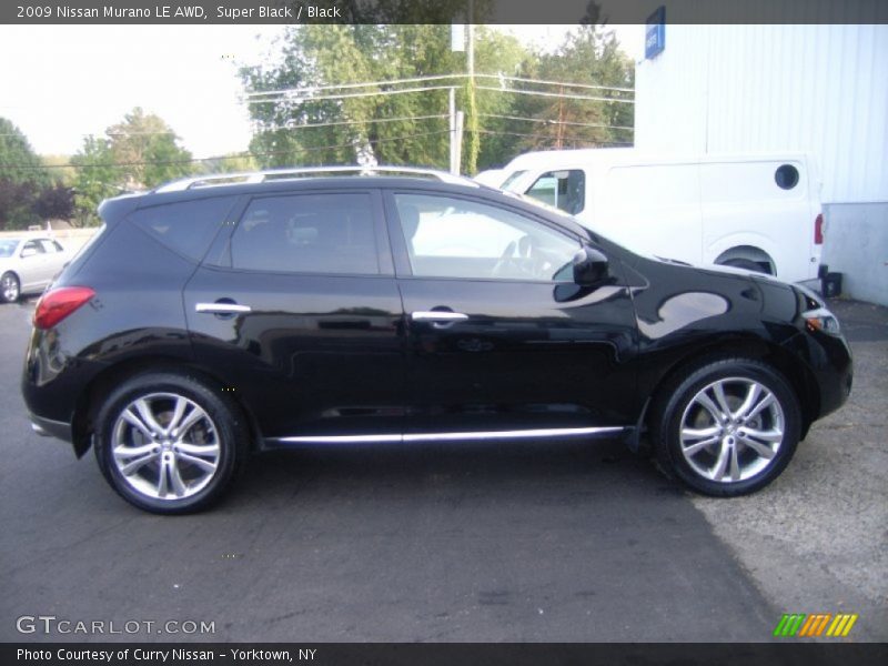 Super Black / Black 2009 Nissan Murano LE AWD
