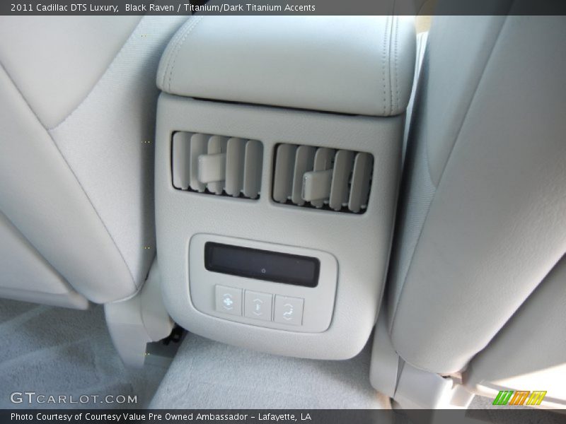Black Raven / Titanium/Dark Titanium Accents 2011 Cadillac DTS Luxury