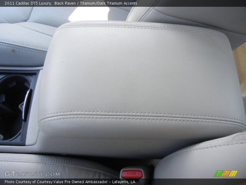 Black Raven / Titanium/Dark Titanium Accents 2011 Cadillac DTS Luxury