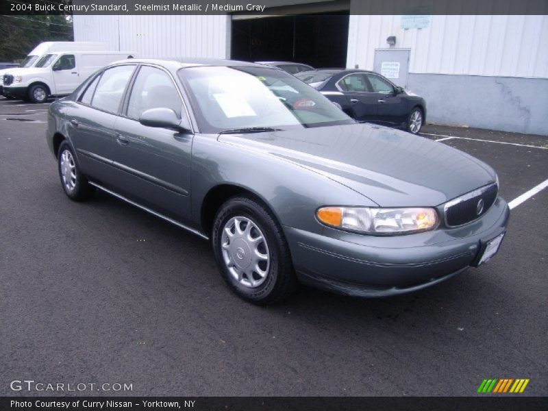 Steelmist Metallic / Medium Gray 2004 Buick Century Standard