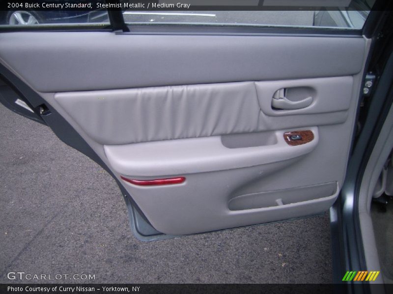 Steelmist Metallic / Medium Gray 2004 Buick Century Standard