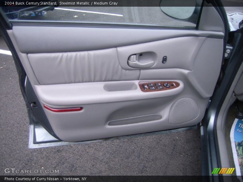 Steelmist Metallic / Medium Gray 2004 Buick Century Standard