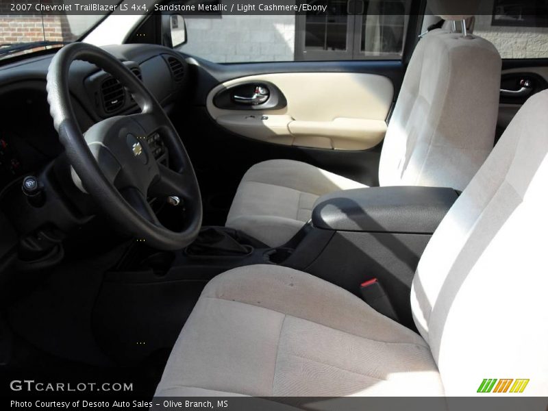 Sandstone Metallic / Light Cashmere/Ebony 2007 Chevrolet TrailBlazer LS 4x4