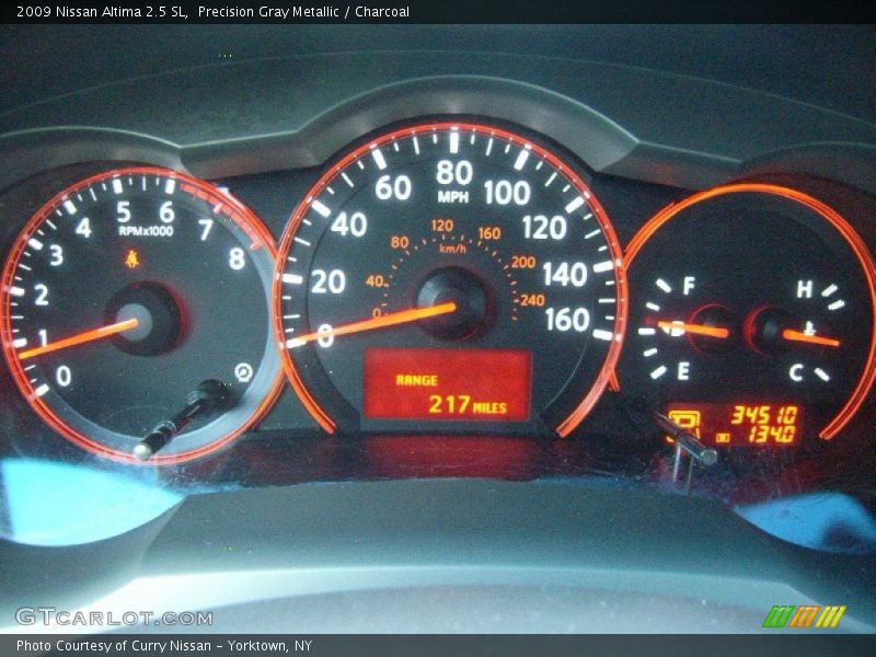 Precision Gray Metallic / Charcoal 2009 Nissan Altima 2.5 SL