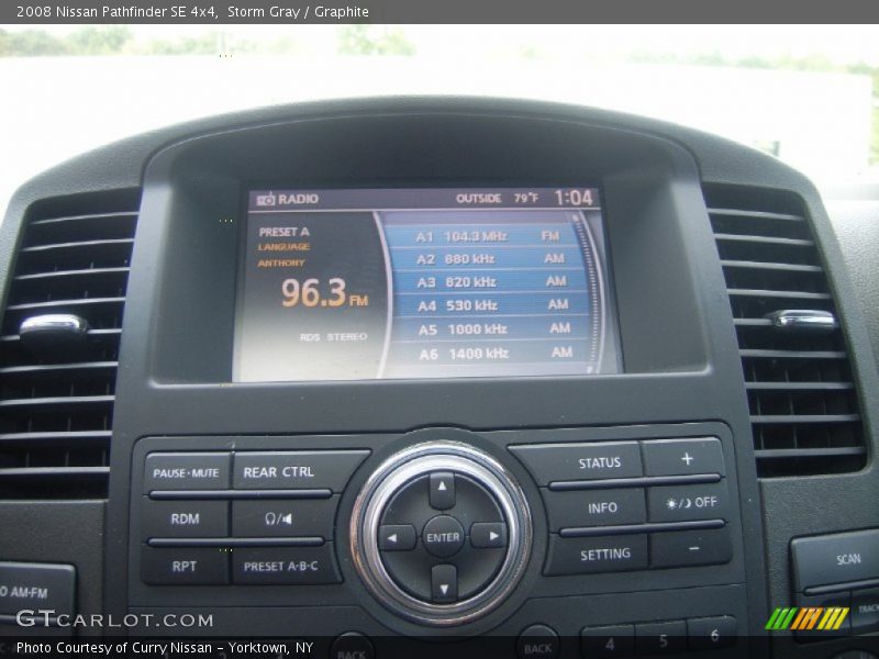 Storm Gray / Graphite 2008 Nissan Pathfinder SE 4x4