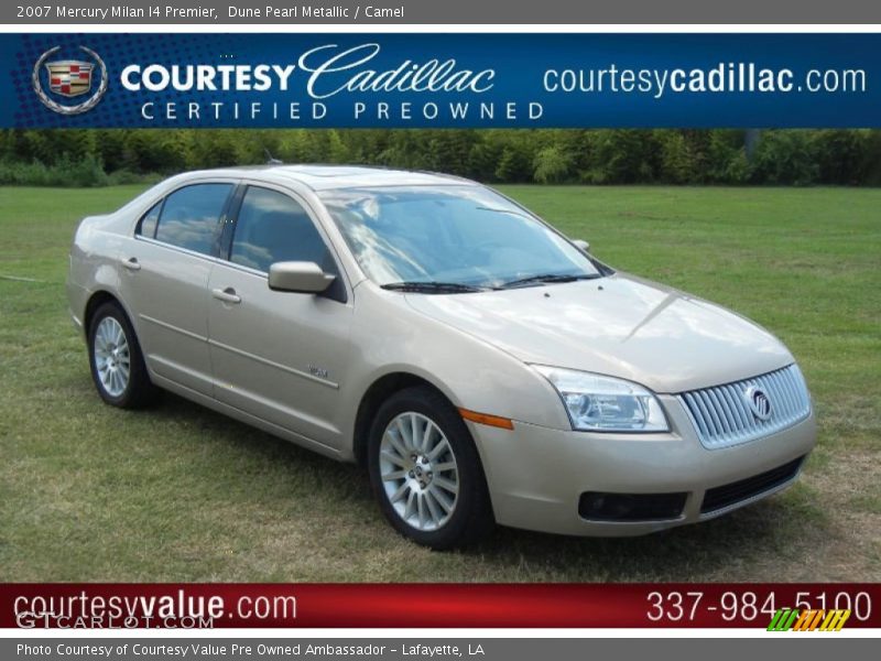Dune Pearl Metallic / Camel 2007 Mercury Milan I4 Premier
