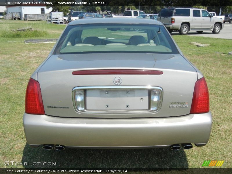 Bronzemist Metallic / Oatmeal 2002 Cadillac DeVille Sedan