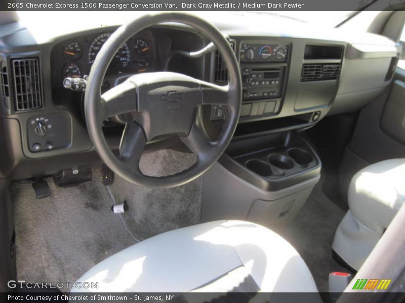 Dark Gray Metallic / Medium Dark Pewter 2005 Chevrolet Express 1500 Passenger Conversion Van
