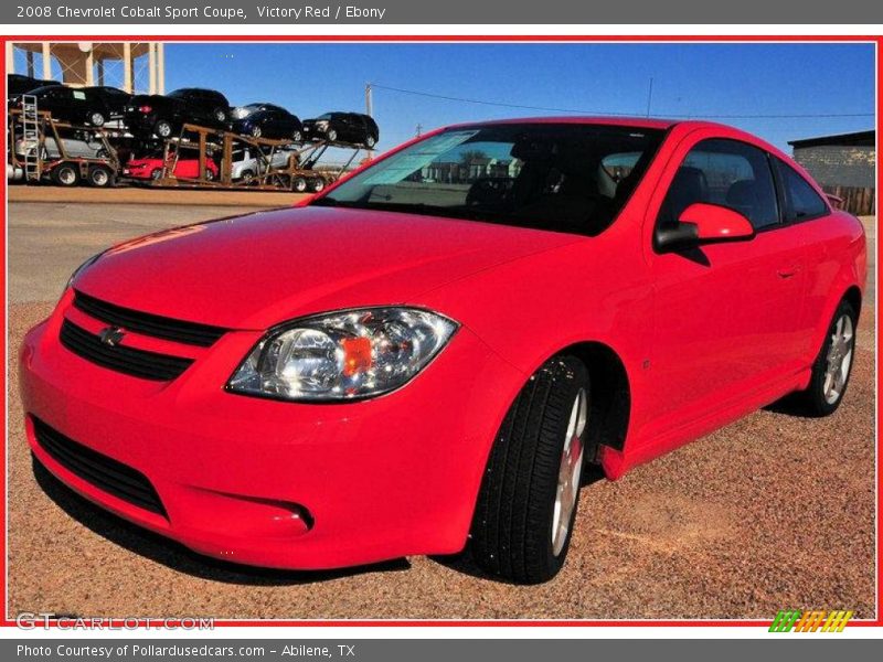 Victory Red / Ebony 2008 Chevrolet Cobalt Sport Coupe