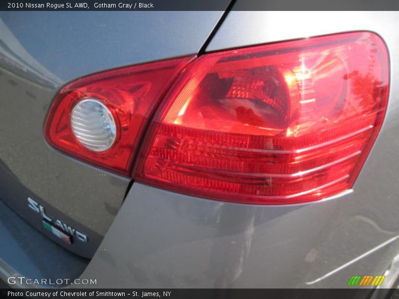 Gotham Gray / Black 2010 Nissan Rogue SL AWD