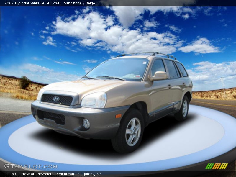 Sandstone / Beige 2002 Hyundai Santa Fe GLS AWD
