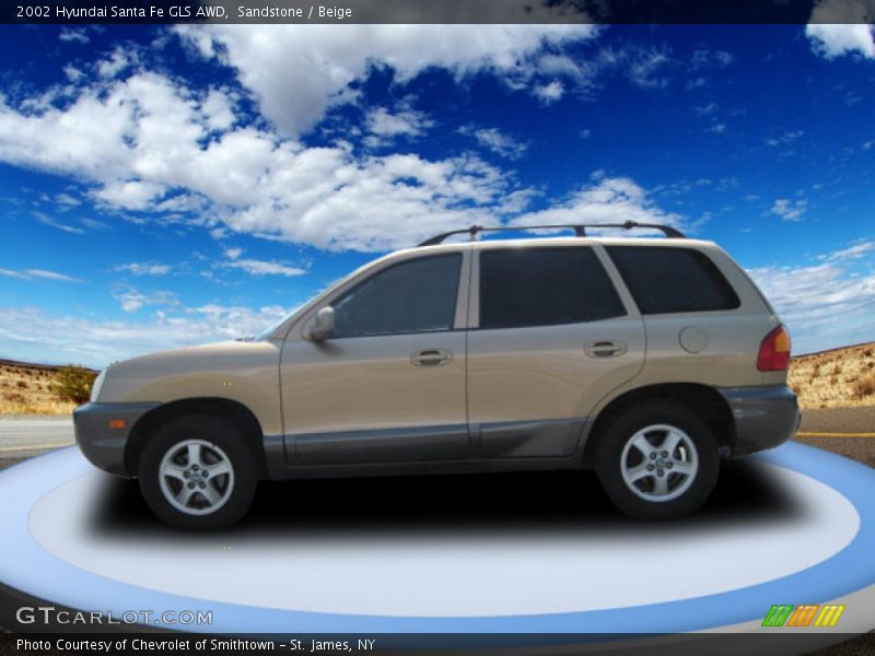 Sandstone / Beige 2002 Hyundai Santa Fe GLS AWD