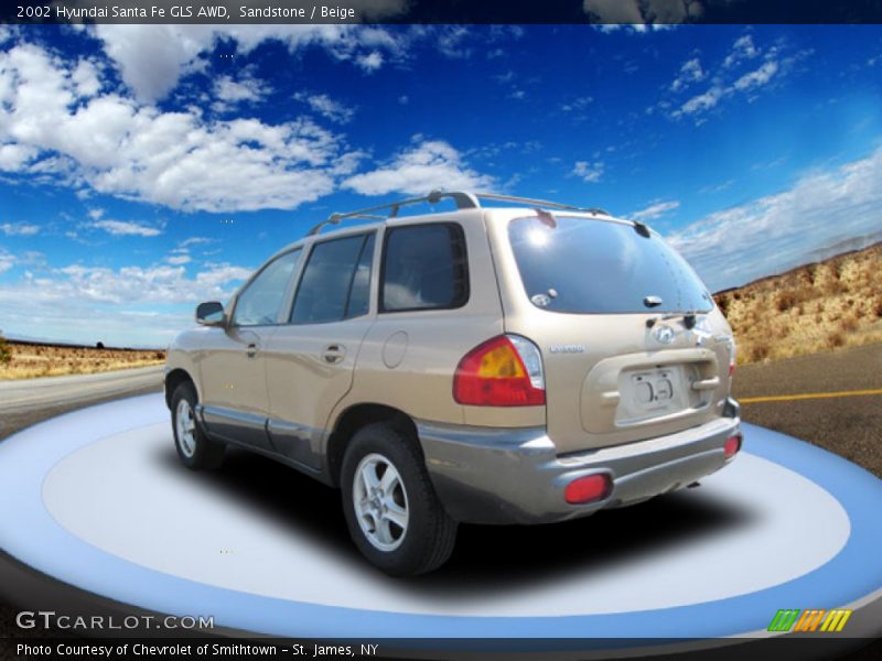 Sandstone / Beige 2002 Hyundai Santa Fe GLS AWD