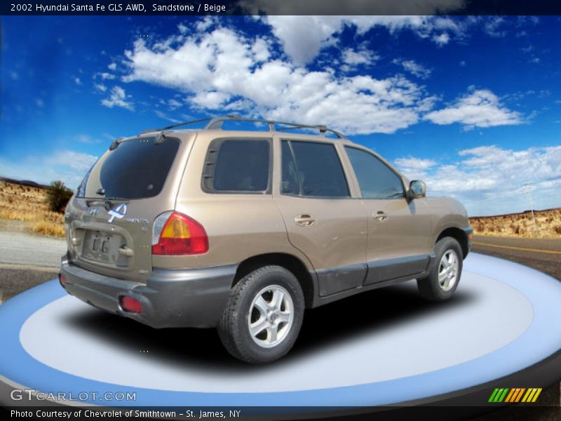 Sandstone / Beige 2002 Hyundai Santa Fe GLS AWD