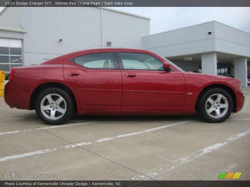 Inferno Red Crystal Pearl / Dark Slate Gray 2010 Dodge Charger SXT