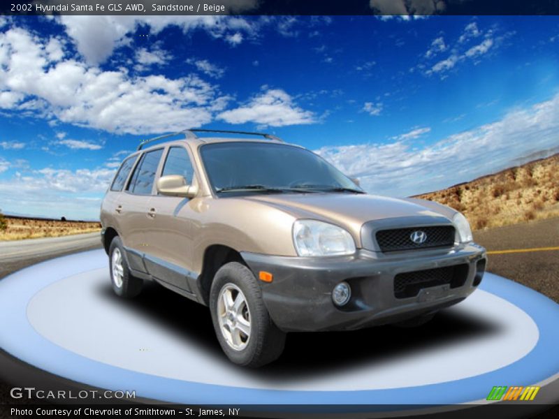 Sandstone / Beige 2002 Hyundai Santa Fe GLS AWD