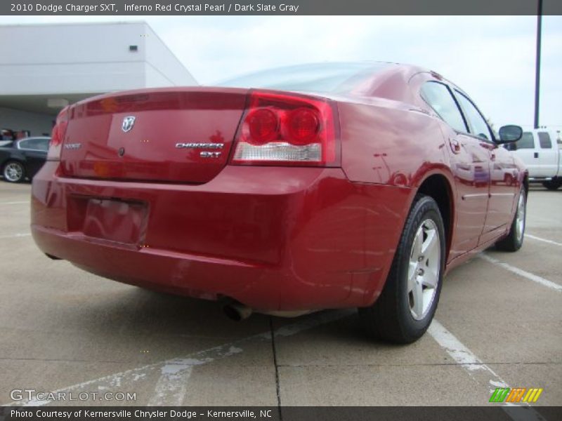 Inferno Red Crystal Pearl / Dark Slate Gray 2010 Dodge Charger SXT