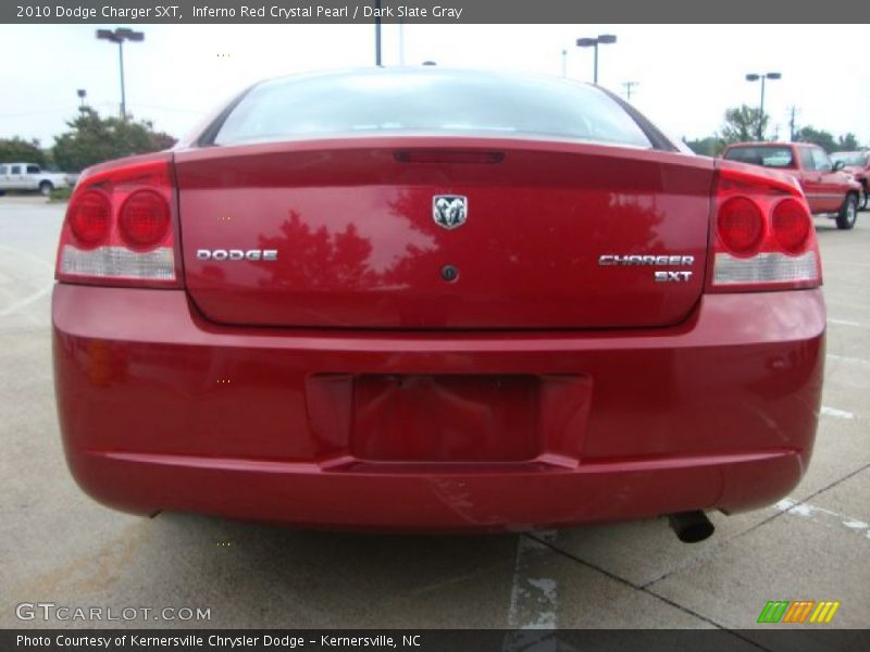 Inferno Red Crystal Pearl / Dark Slate Gray 2010 Dodge Charger SXT