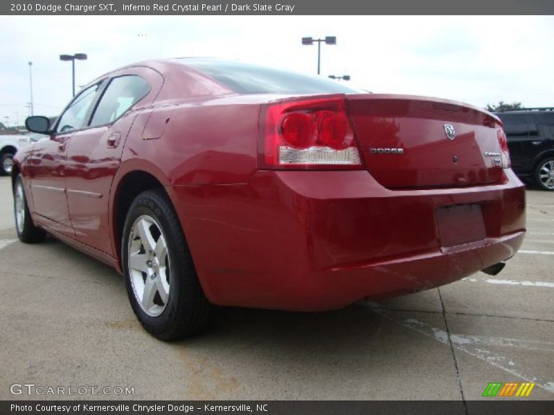 Inferno Red Crystal Pearl / Dark Slate Gray 2010 Dodge Charger SXT