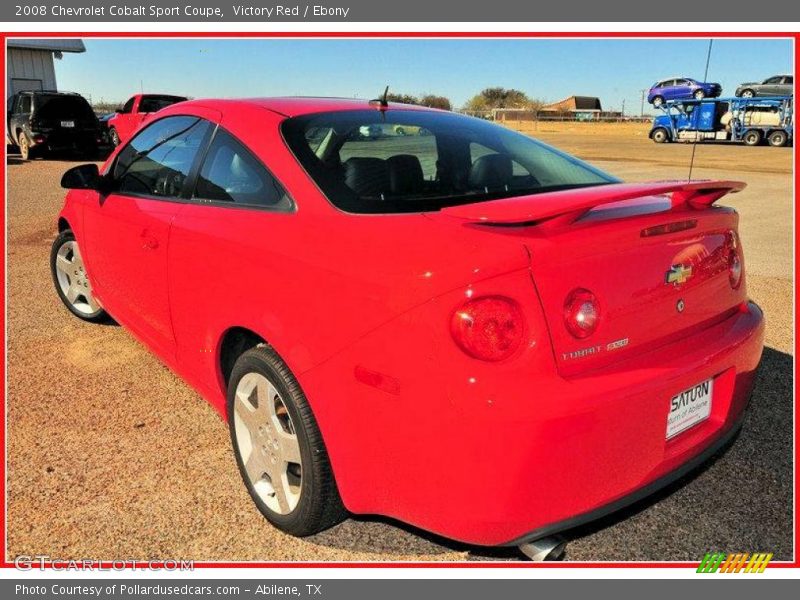 Victory Red / Ebony 2008 Chevrolet Cobalt Sport Coupe