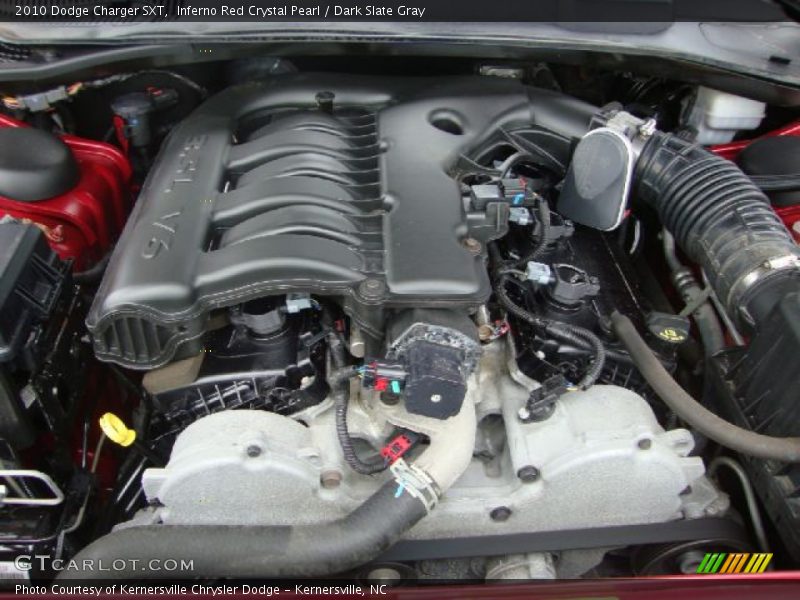 Inferno Red Crystal Pearl / Dark Slate Gray 2010 Dodge Charger SXT
