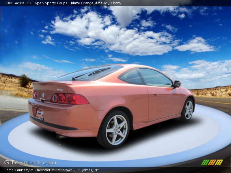 Blaze Orange Metallic / Ebony 2006 Acura RSX Type S Sports Coupe