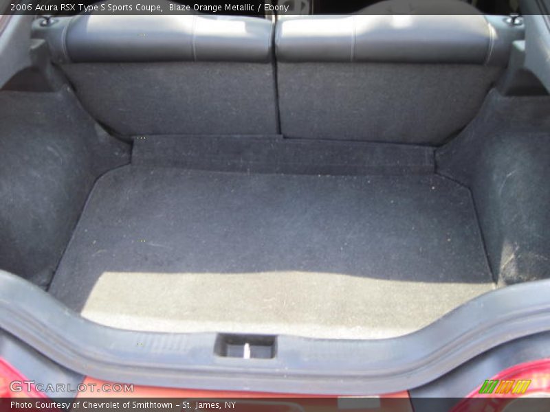 Blaze Orange Metallic / Ebony 2006 Acura RSX Type S Sports Coupe