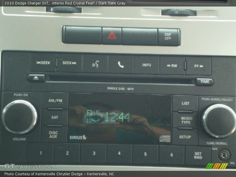 Inferno Red Crystal Pearl / Dark Slate Gray 2010 Dodge Charger SXT