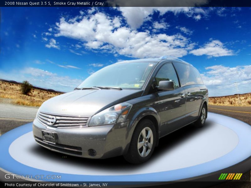 Smoke Gray Metallic / Gray 2008 Nissan Quest 3.5 S