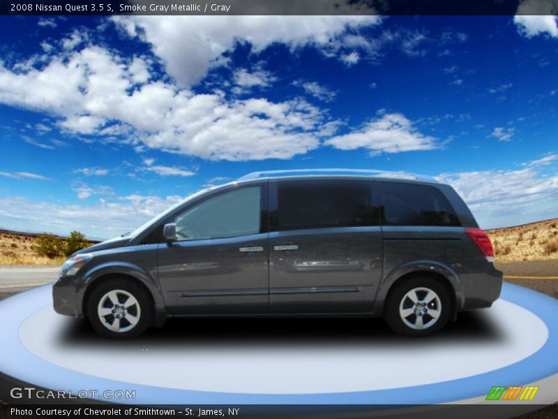 Smoke Gray Metallic / Gray 2008 Nissan Quest 3.5 S