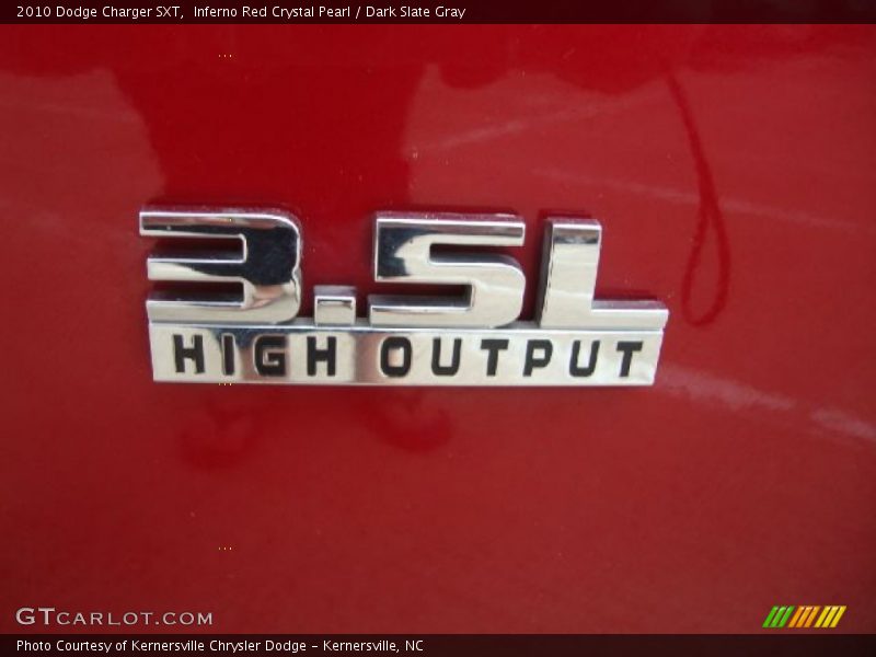 Inferno Red Crystal Pearl / Dark Slate Gray 2010 Dodge Charger SXT