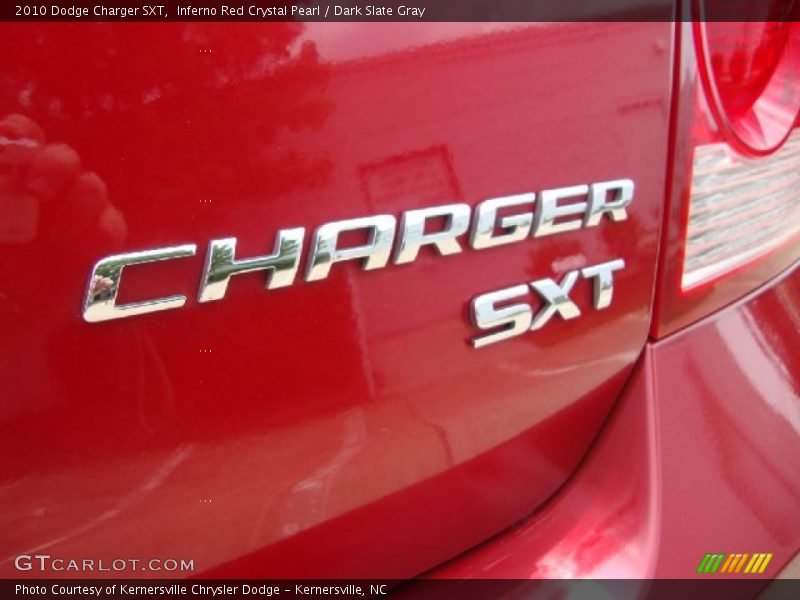 Inferno Red Crystal Pearl / Dark Slate Gray 2010 Dodge Charger SXT