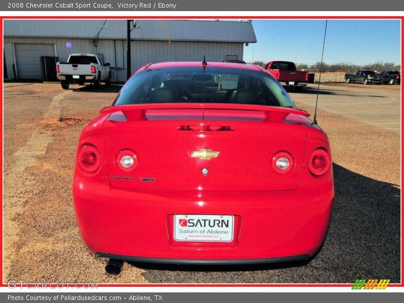 Victory Red / Ebony 2008 Chevrolet Cobalt Sport Coupe