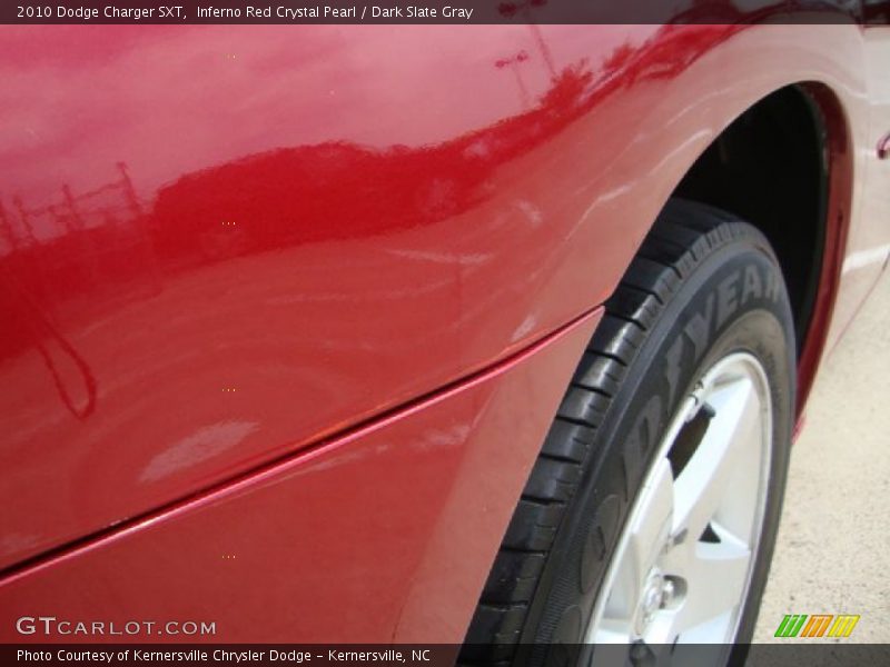 Inferno Red Crystal Pearl / Dark Slate Gray 2010 Dodge Charger SXT
