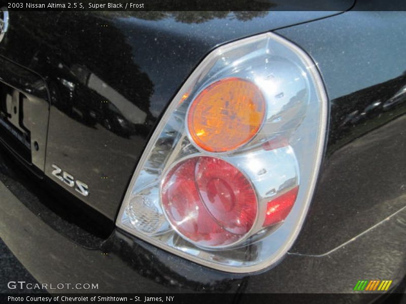 Super Black / Frost 2003 Nissan Altima 2.5 S