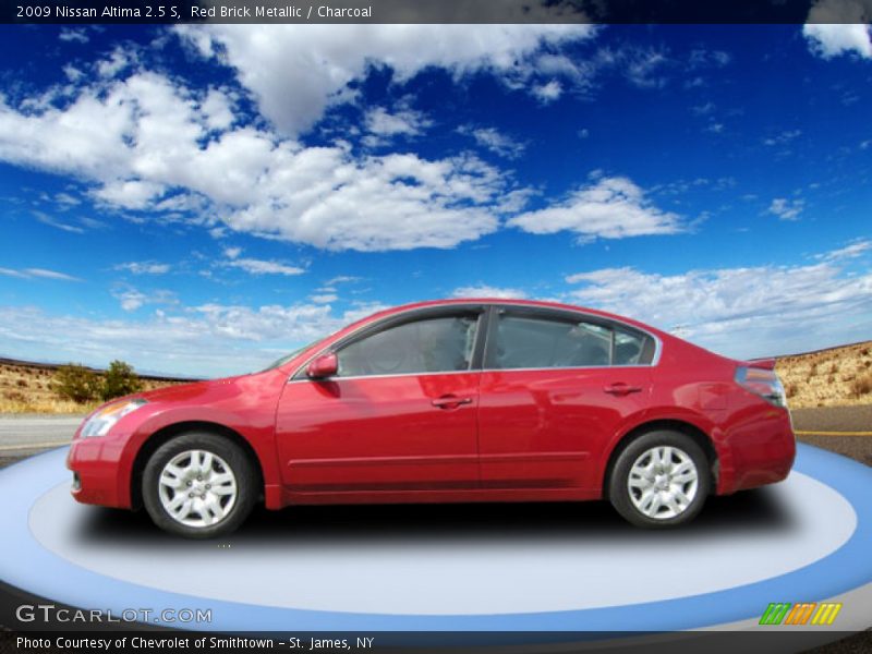 Red Brick Metallic / Charcoal 2009 Nissan Altima 2.5 S