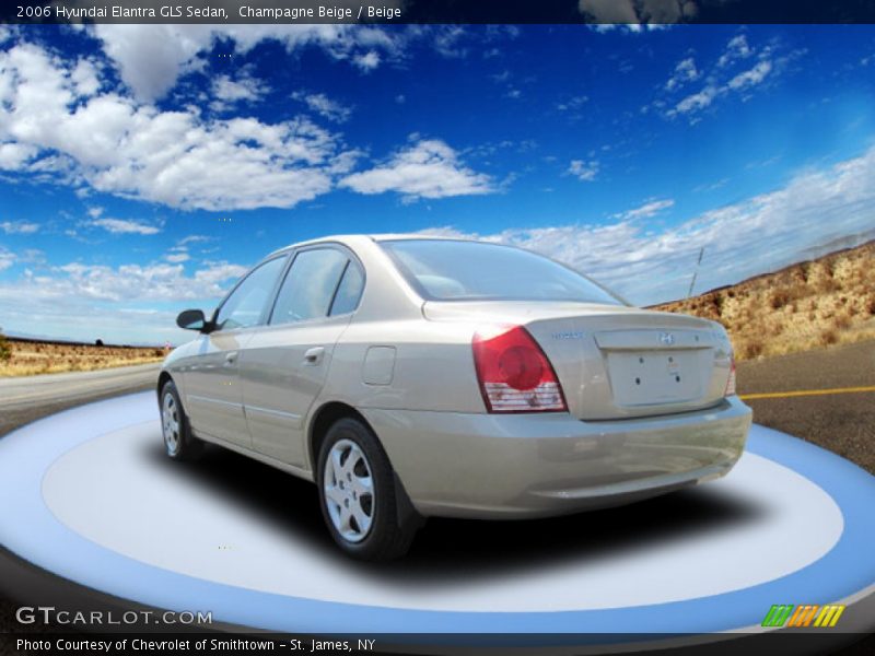 Champagne Beige / Beige 2006 Hyundai Elantra GLS Sedan