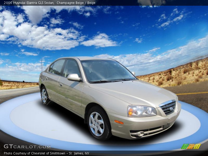 Champagne Beige / Beige 2006 Hyundai Elantra GLS Sedan