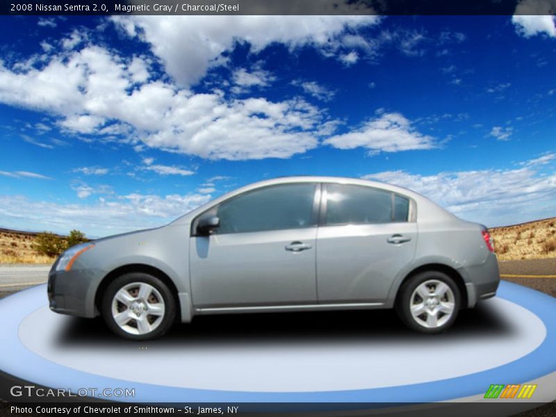 Magnetic Gray / Charcoal/Steel 2008 Nissan Sentra 2.0