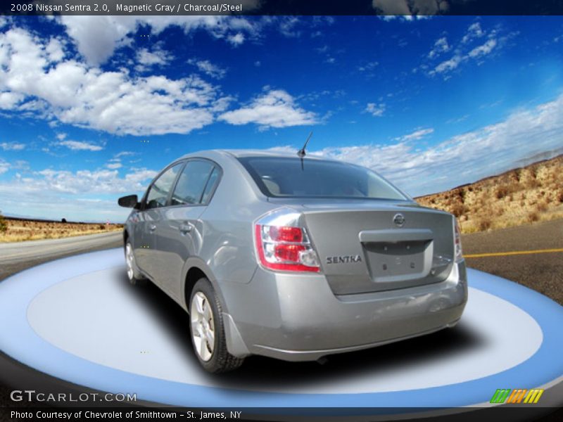 Magnetic Gray / Charcoal/Steel 2008 Nissan Sentra 2.0
