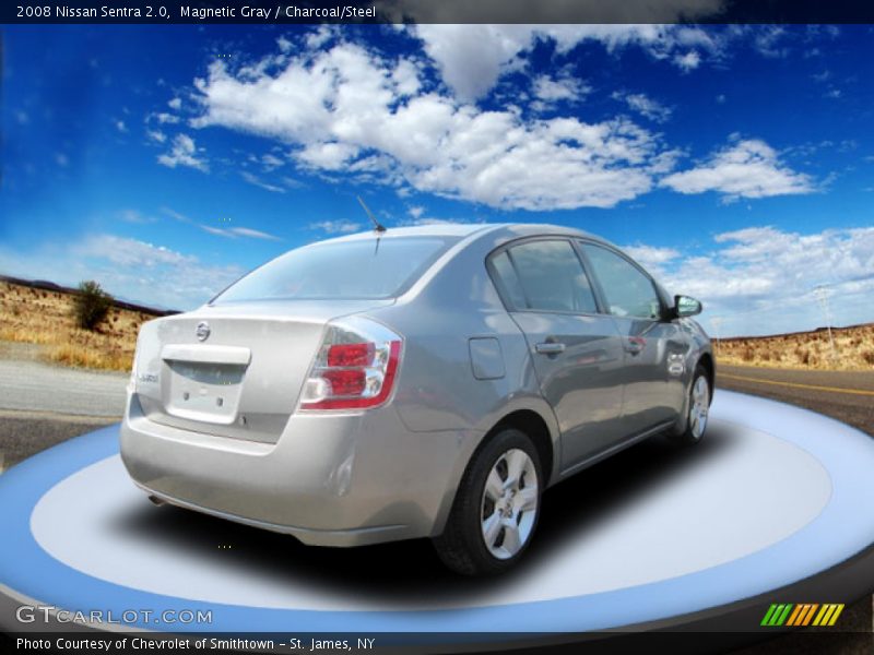 Magnetic Gray / Charcoal/Steel 2008 Nissan Sentra 2.0