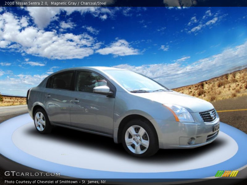 Magnetic Gray / Charcoal/Steel 2008 Nissan Sentra 2.0